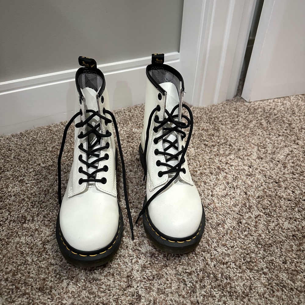 White Dr. Martens
Size: 7
Worn once
